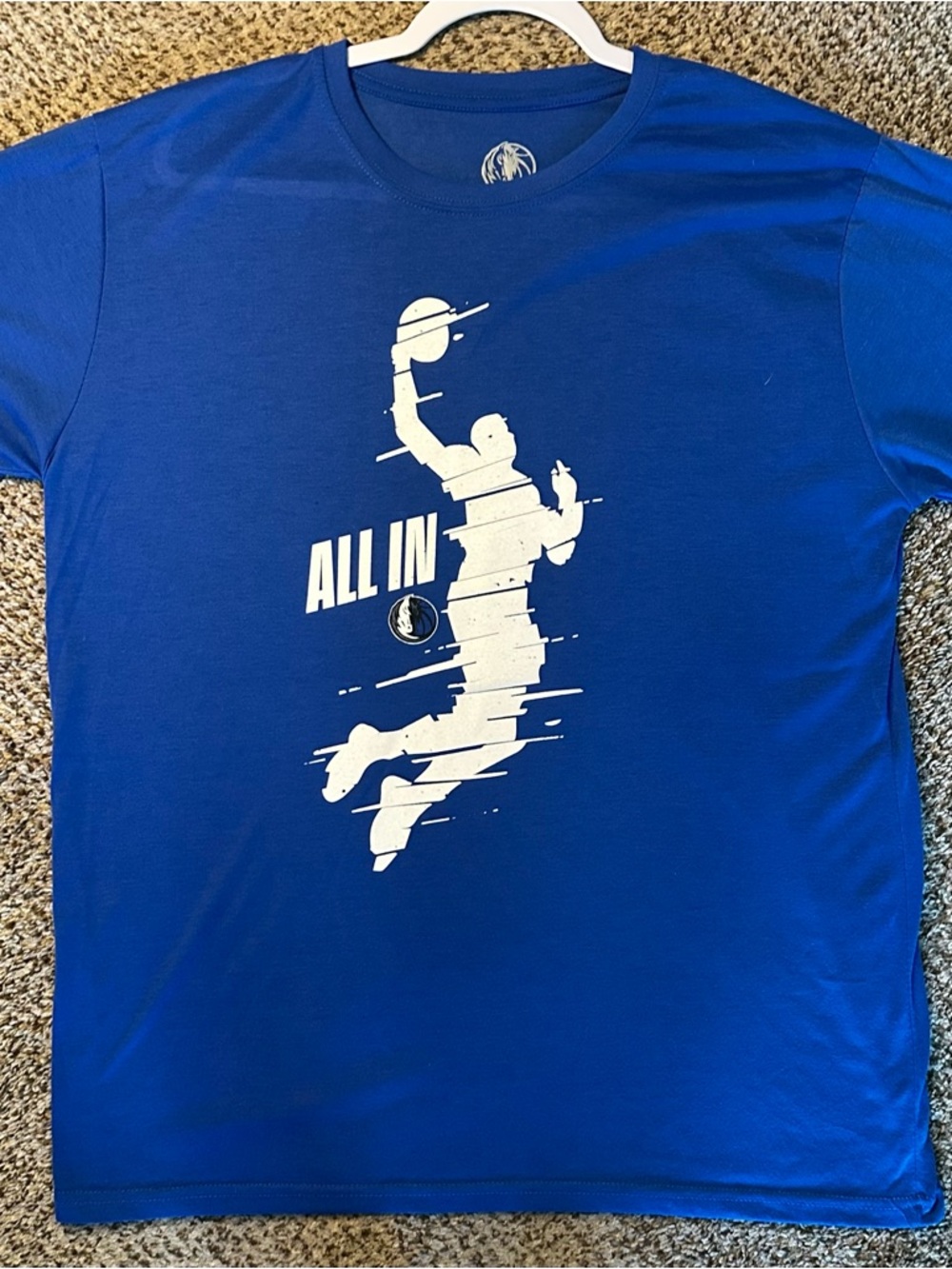 Dallas mavericks All In Blue Graphic Men's Tee